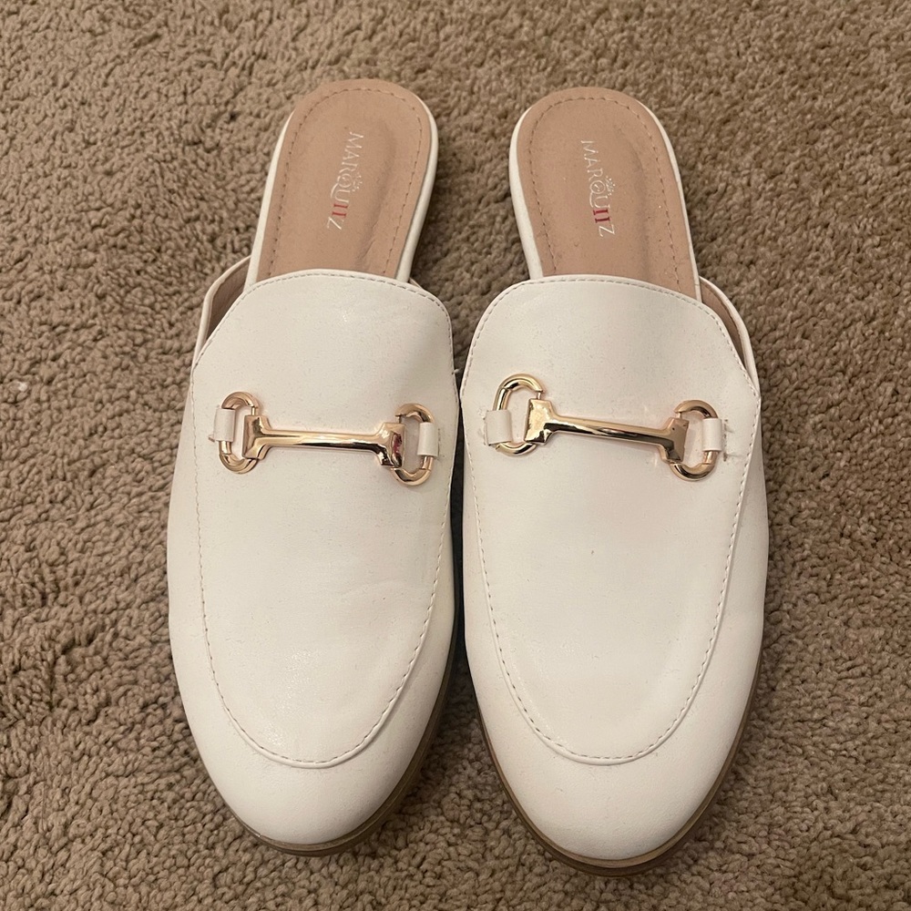 Women’s White Loafers